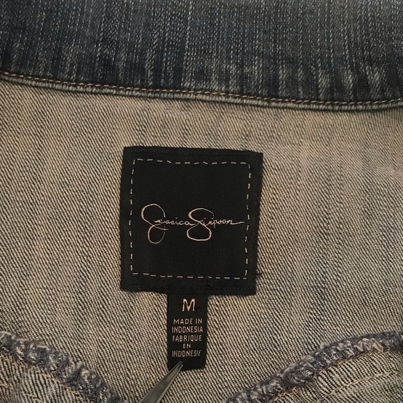 Jessica Simpson Denim Jacket Size Medium - Picture 3 of 7
